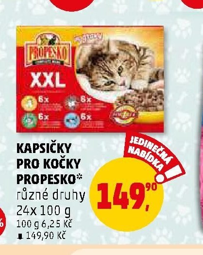 KAPSIČKY PRO KOČKY PROPESKO*