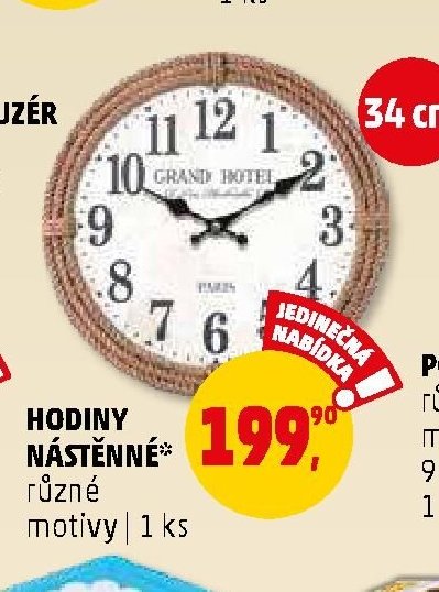 HODINY NÁSTĚNNÉ