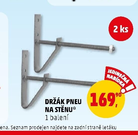 DRŽÁK PNEU NA STĚNU