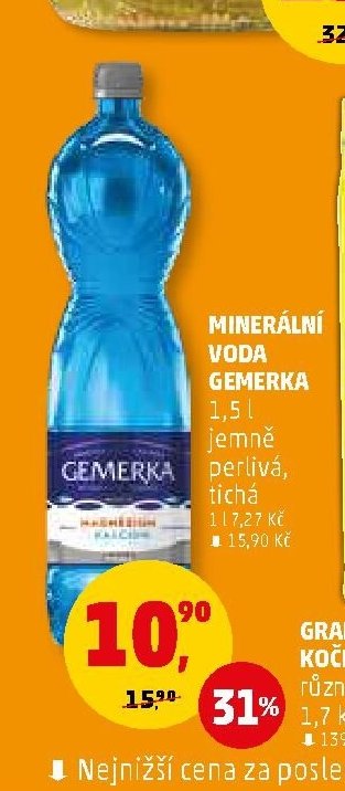 Minerální voda Gemerka