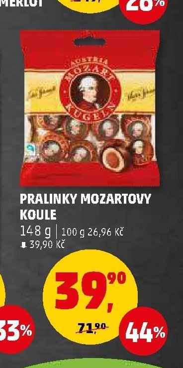 Pralinky Mozartovy koule, 148 g