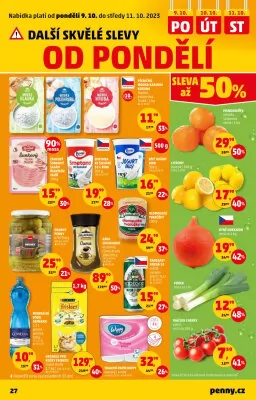 akční leták Penny Market 5.10.2023-11.10.2023