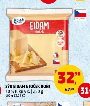 SÝR EIDAM BLOČEK BONI