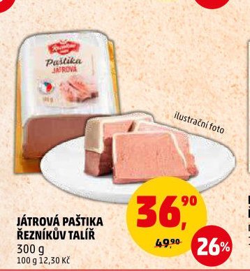 Játrová paštika Řezníkův talíř