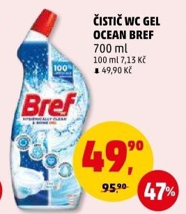 Čistič WC gelový Bref
