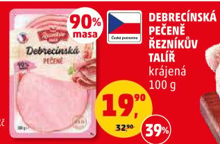 Debrecínská pečeně Řezníkův talíř