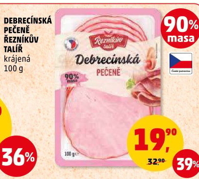 Debrecínská pečeně Řezníkův talíř