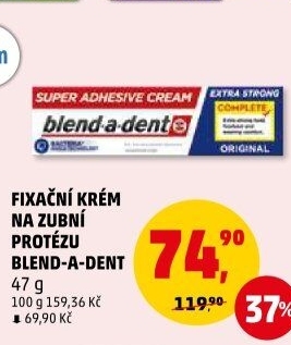 Fixační krém na zubní protézu Blend-a-dent