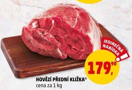 Hovězí přední bez kosti - kližka