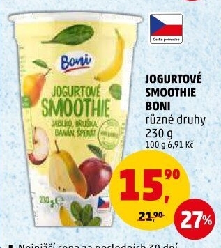 Jogurtové smoothie Boni