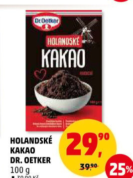 Kakao holandské Dr. Oetker