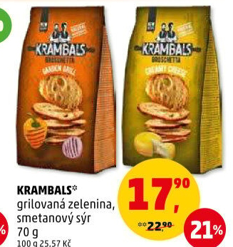 Krekry Bruschetta Krambals