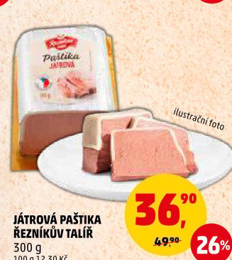 Paštika játrovka Řezníkův talíř