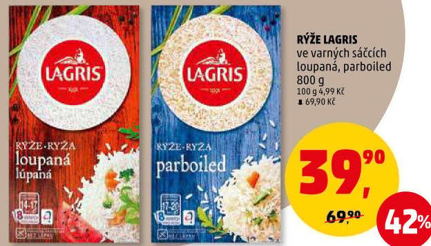 Rýže loupaná Lagris