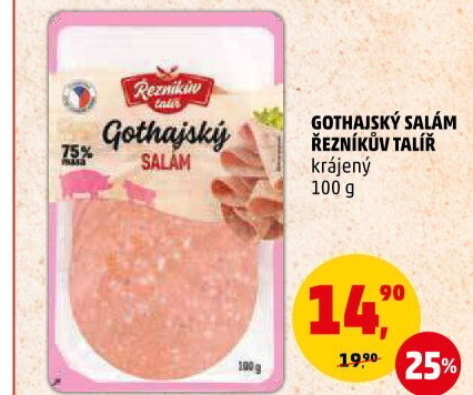 Salám Gothaj Řezníkův talíř