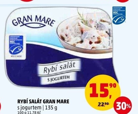 Salát rybí s jogurtem Gran Mare