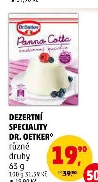 Směs na dezerty Dr. Oetker