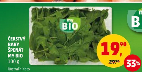 Špenát baby My BIO