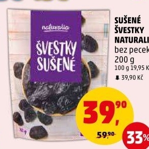 Švestky sušené Naturalia