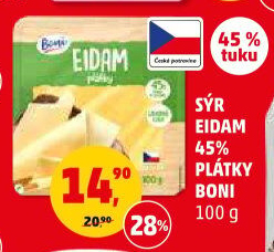 Sýr Eidam 45% Boni