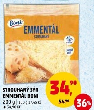 Sýr Ementál strouhaný Boni