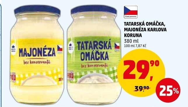 Tatarská omáčka Karlova Koruna