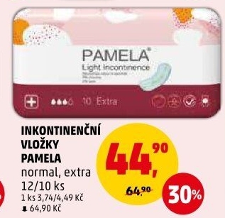 Vložky dámské inkontinenční Pamela