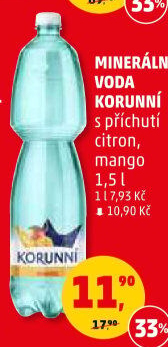 Voda ochucená Korunní