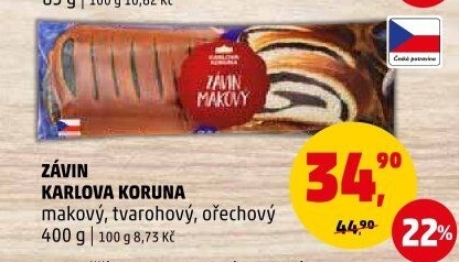 Závin Karlova Koruna