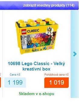 10698 Lego Classic - Velký kreativní box