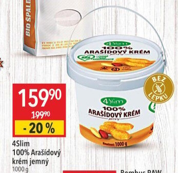 Arašídový krém 4Slim