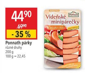 Minipárečky vídeňské Ponnath