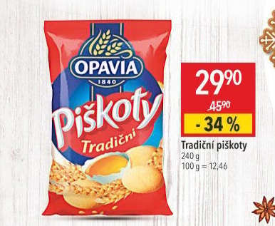Piškoty Opavia