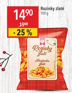 Rozinky zlaté IBK trade