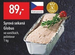 Sekaná syrová Globus