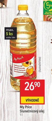 Slunečnicový olej My Price