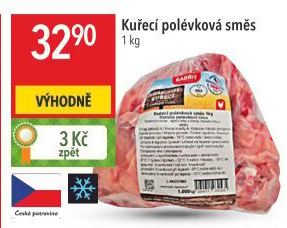 Směs kuřecí polévková mražená Rabbit