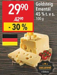 Sýr Ementál 45 % Goldsteig