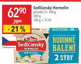 Sýr Hermelín Sedlčanský