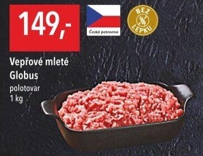 Vepřové mleté maso Globus