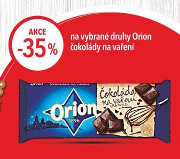 Orion čokoláda na vaření