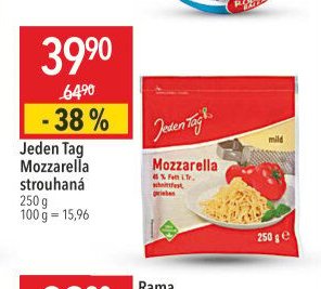 Jeden Tag Mozzarella strouhaná