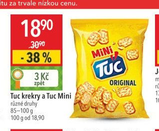 Tuc krekry a Tuc Mini