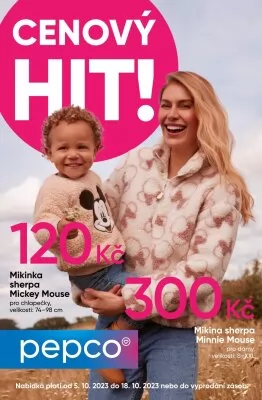 akční leták PEPCO 5.10.2023-18.10.2023