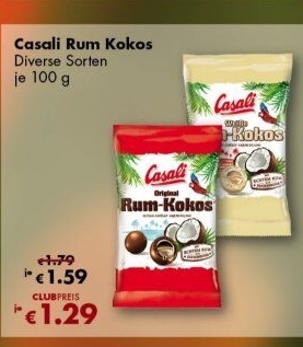 Bonbony Rum-kokos Casali Manner