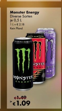 Energetický nápoj Monster Energy