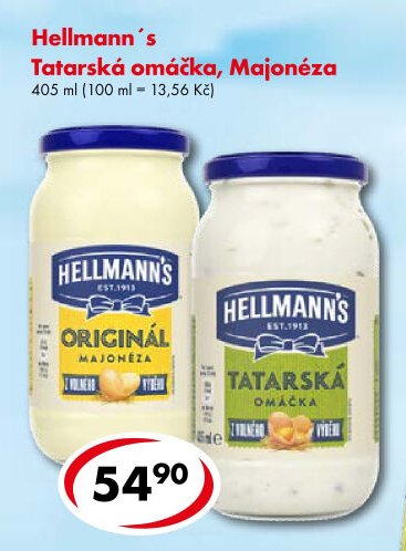 Hellmann's Tatarská omáčka, Majonéza