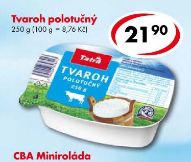 Tvaroh polotučný