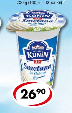 Smetana ke šlehání 31 %