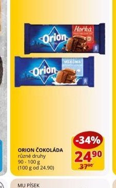 Orion čokoláda